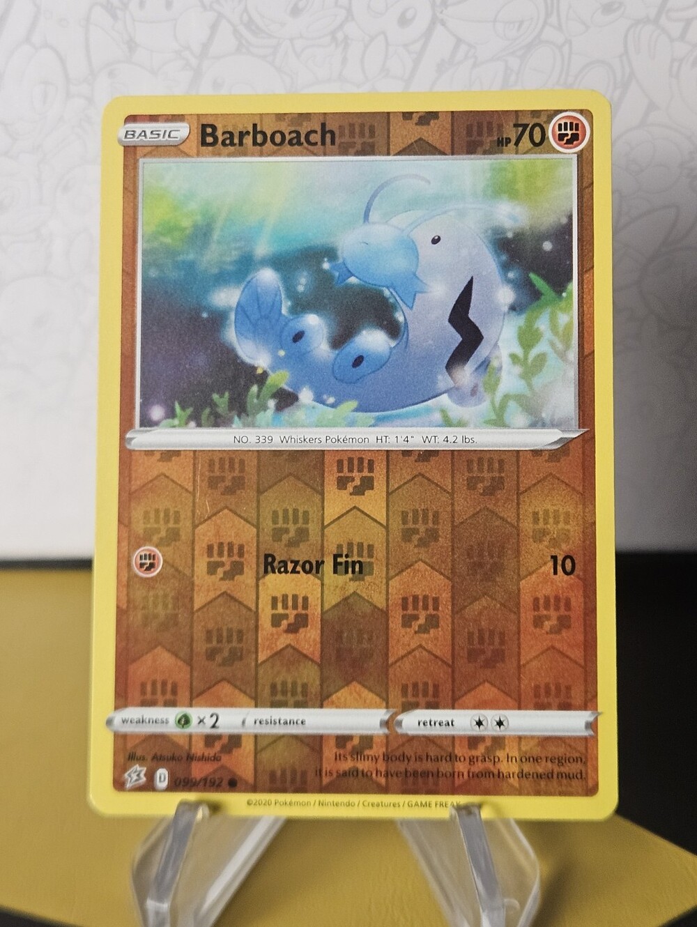Barboach 099/192 Pokemon TCG Reverse Holo Rare
